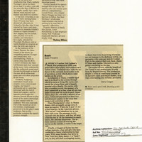 Press reviews of plays which feature design work by Joe Vaněk.