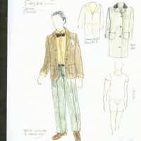 Costume design for Declan Conlon for The Book of Evidence