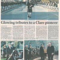 Clare People tribute to Dr. Brendan O'Regan