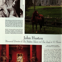 Copy of Architectural Digest, including an article on John Huston.