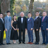 2018 Graduation Ball - Dr. Smyth and students from China