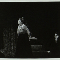 Black and white photograph of a scene from the 1940 Broadway production of 'Juno and the Paycock'