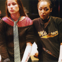 Colour promotional photograph of Katy Davis and Ruth Negga in Amy the Vampire and her Sister Martina