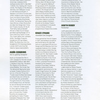 Colour printed programme excerpt of Everyone is King Lear in his Own Home by Pan Pan Theatre Company, presenetd at the Dublin Theatre Festival